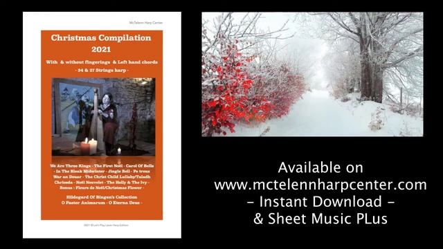 2021 Christmas Collection - 12 Tunes - Beginner/intermediate & 27/34 String | McTelenn Harp Center
