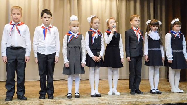 Литературный вечер выступает 2 А