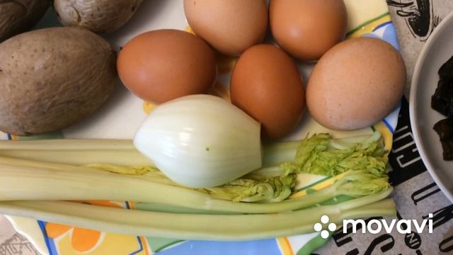 Моё меню - Салат из грибов, картофеля и... Получился неожиданно вкусный салат!!!