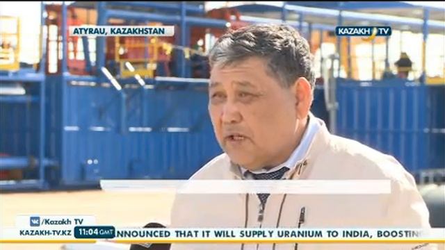 Первую буровую вышку презентовали в Атырау