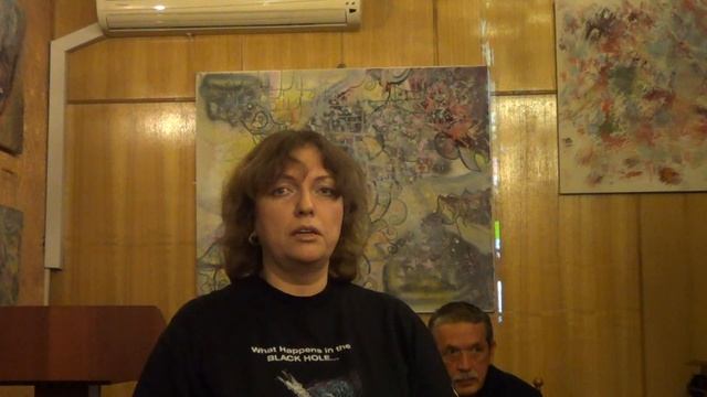 Татьяна Виноградова на вечере альманаха 