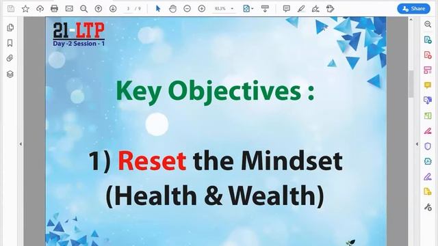 21 Days LTP Session - 1 (Topic - Introduction To 21 Days LTP)