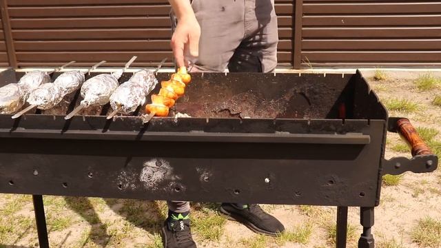 Курка, гриби та картопля на мангалі! Ідеальний маринад!Chicken, Mushrooms And Potatoes On The Grill