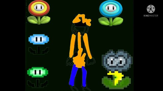 Mario And The Element Flowers: Poster