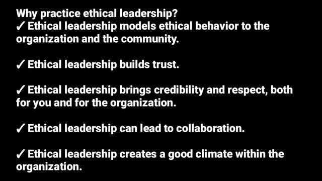 Why Practice Ethical Leadership (Business Ethics @NAISHAACADEMY )