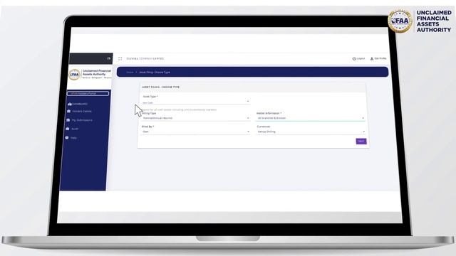HOW TO SUBMIT UNCLAIMED FINANCIAL ASSETS TO UFAA AS A HOLDING INSTITUTION