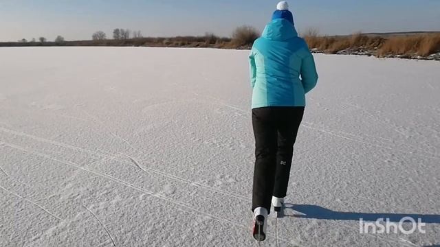 прогулка на коньках. #сладково #оренбуржье