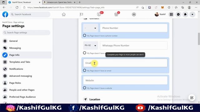 Create Facebook Business Page For Amazon 2022
