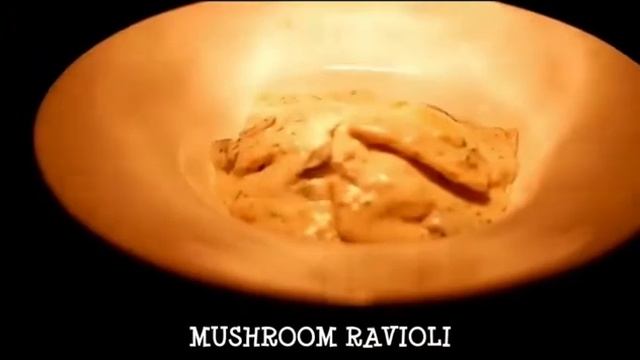 Mushroom Ravioli With Truffle Cream Sauce