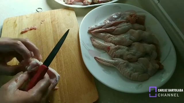 CHICKEN WINGS BONELESS  STUFFED with GLUTINOUS RICE