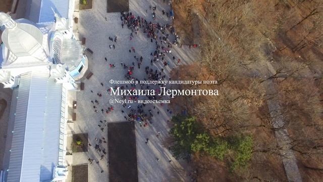 Флешмоб в поддержку кандидатуры   Михаила Лермонтова
