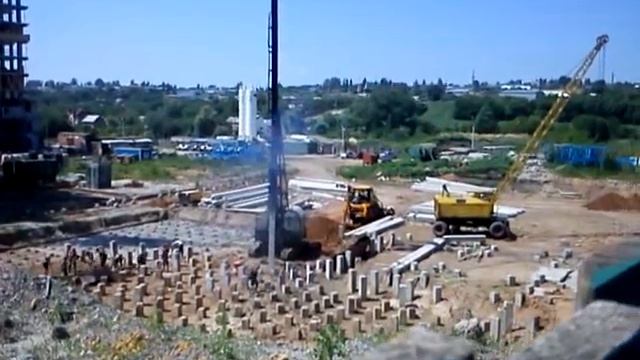 Забивка свай Под ЖК Звёздный, г. Ростов-на-Дону