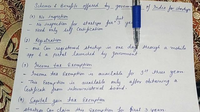 Startup India Scheme || What Is Startup || Benefits Offered By Government For Startups || Class 11