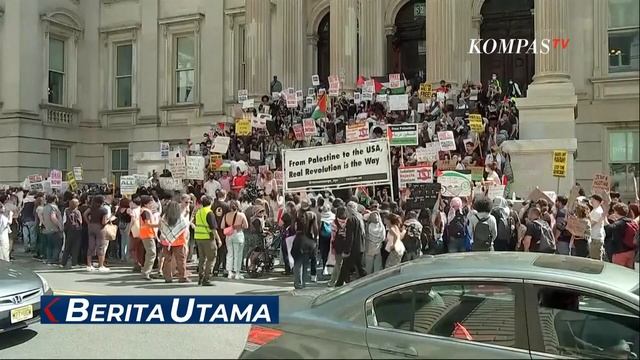 Aksi Pelajar Amerika Serikat Mogok Dan Protes Serangan Israel Ke Gaza