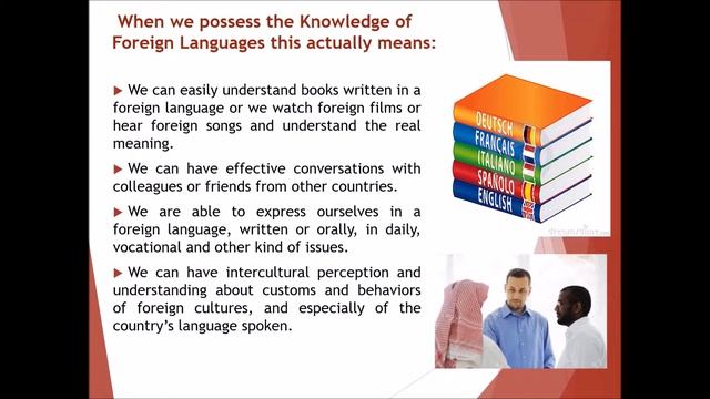 VIDEO Foreign Language SkillsENG