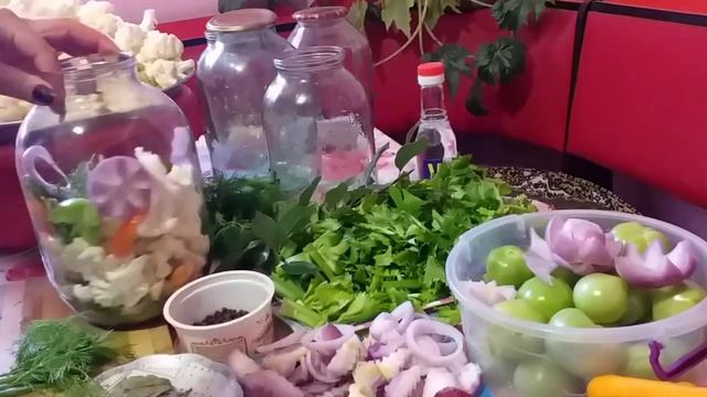 #Ծաղկակաղամբի թթու# մարինադ/համեղ և խրթխրթան/գունավոր ծաղկակաղամբի մարինադ/#խառը թթու #