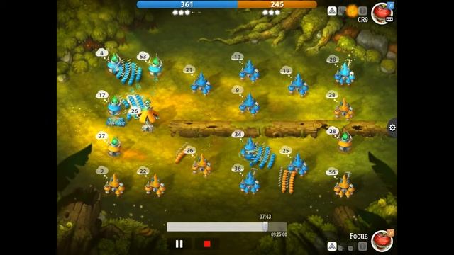 Mushroom Wars 2 | Focus Vs. CR9 | Best Golden Player Summer 2017 [iOS] Tournament