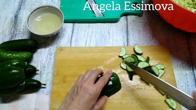 Салат из свежих овощей!