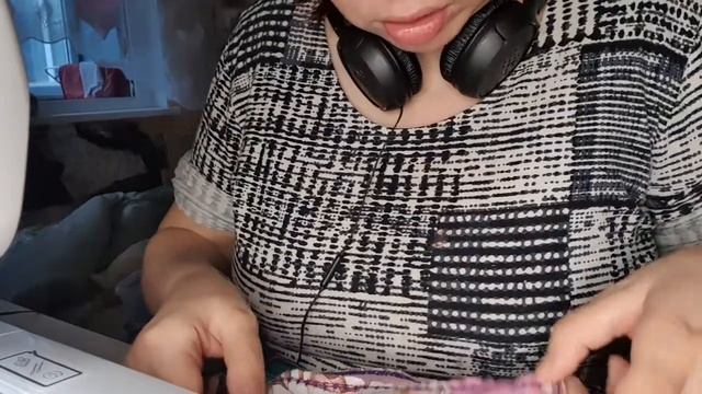 Декоротивная строчка на полотенцах#6