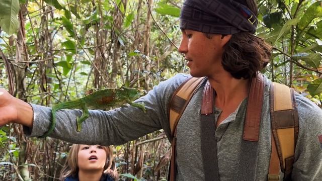 OUR NEW PET CHAMELEON! Exploring The Jungle On The Island Of Madagascar & Meeting A Family Of Lemur