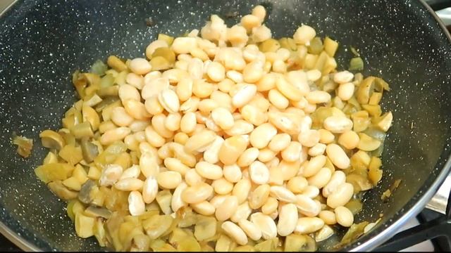 Фасоль с Грибами