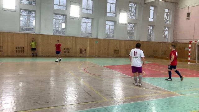 Фин Осень 2021 зал . 8 тур. ФК Полено - Марс   4-2  /1 тайм / 05.12.2021