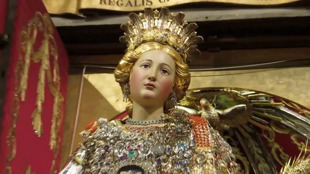 Solenne Svelata Del Busto Reliquiario Di Santa Venera 2013 E Traslazione All'Altare Maggiore
