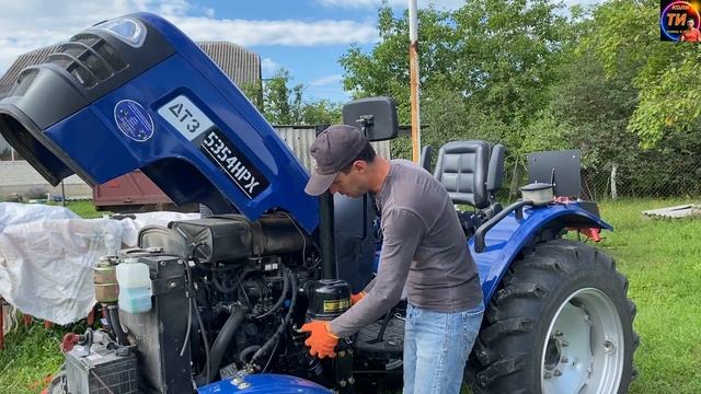 Жінка приб’є🫣друге Т.О для китайського паршука ДТЗ 5354нрх підготовка до осінньо-польових робіт🚜