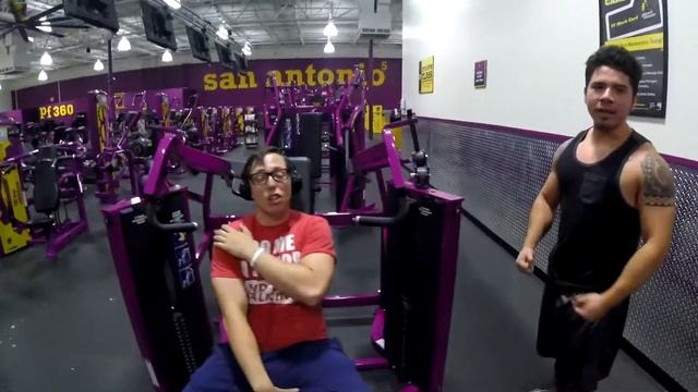 WRESTLING At PLANET FITNESS!!!