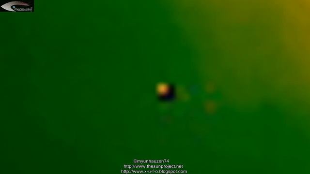 UFO Near The Sun October 8, 2012.