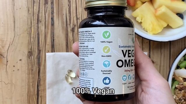 Plant-Based Source Of Omega-3 - Non-GMO Marine Algae