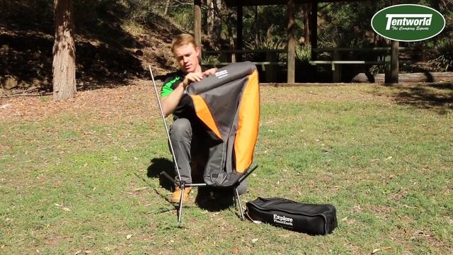Explore Planet Earth Zulu Deluxe Compact Camping Chair Demonstration & Review