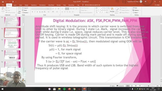 Comparison Between Am And FM, ASK,FSK
