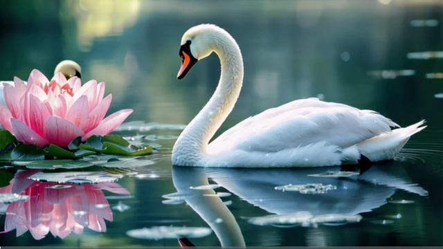 красавица лебедь