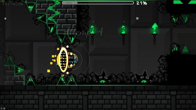 Пройдём вечером хард демон FOREST TEMPLE? GD #2 1-ый  день