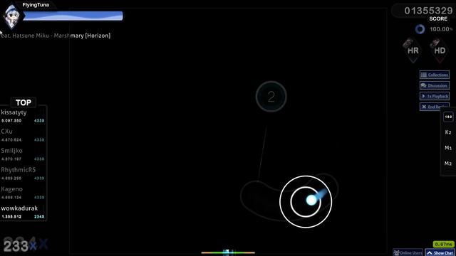 МОЙ ЛУЧШИЙ СКОР В OSU! HDHR FC (282pp)