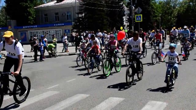 Динская 1 мая. Велопробег.
