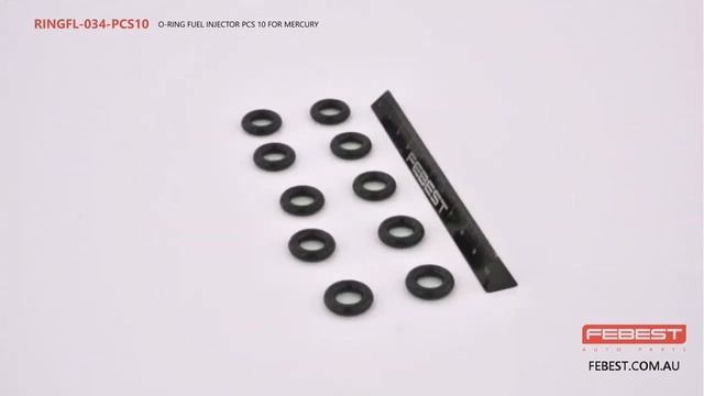 RINGFL-034-PCS10 O-RING FUEL INJECTOR PCS 10 FOR MERCURY