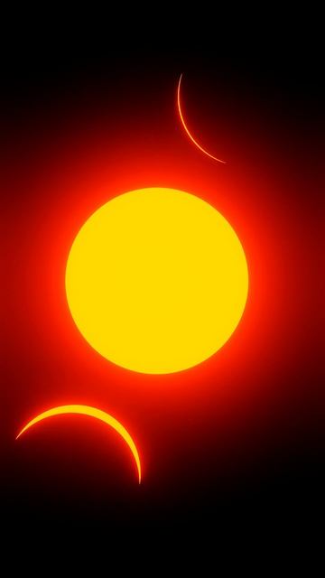 Convergence: Phenomenon Phase 🌑 [eclipse Trinity] 4K 60fps Digital Art
