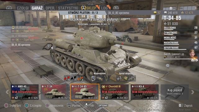 World Of Tanks Test Stream 5 Pluton  - Ps4 / Xbox One - AirWolfOne / Xprzemo (Psn)