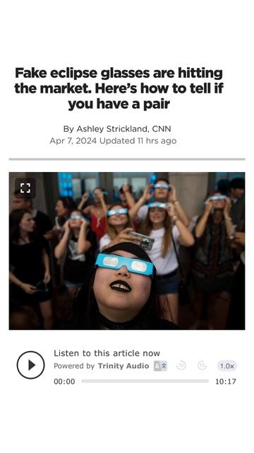 🚨 Warning: Fake Eclipse Glasses. Or Operation “Crouching China, Blinded Round Eyes”?