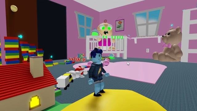 Dzieciak Chce Mnie Zjeść! 👶😆 BlueJane Gra W Escape The Big Baby Obby W ROBLOX! Wielka Ucieczka! 😁