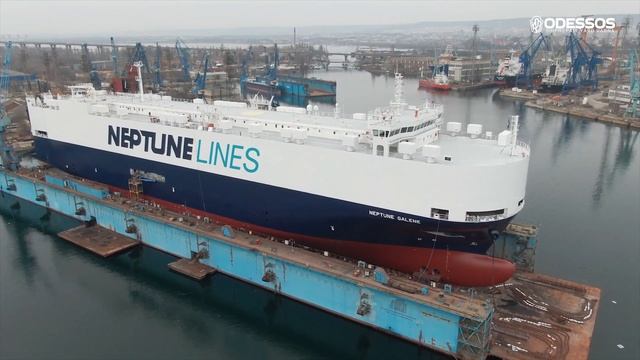 M/V Neptune Galene - Retrofit Scrubber Installation At Odessos Shipyard