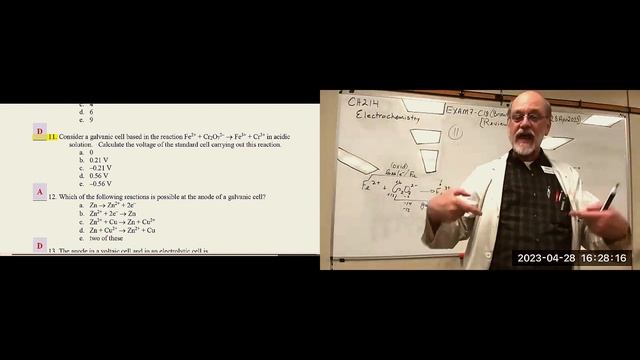 CH214 EXAM7 C18  [Brown C20] Review 28Apr2023