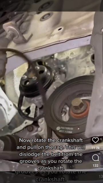 How To Replace A Water Pump Belt On A Mazda Engine
