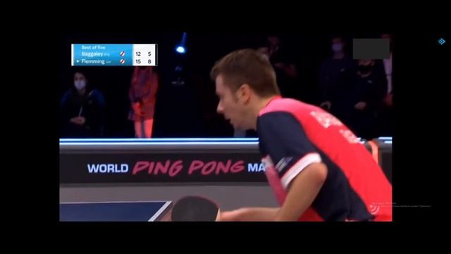 World Ping Pong Masters 2021 Baggaley-Flemming Final