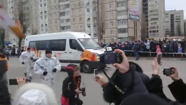 Олимпийский огонь в Белгороде