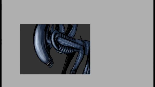 Моя новая аватарка (speedpaint Xenomorph)