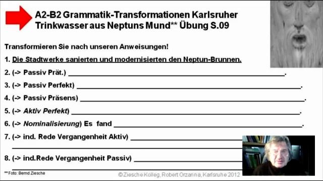 A2-B2 Grammatik-Transformationen S.09 Karlsruher Trinkwasser