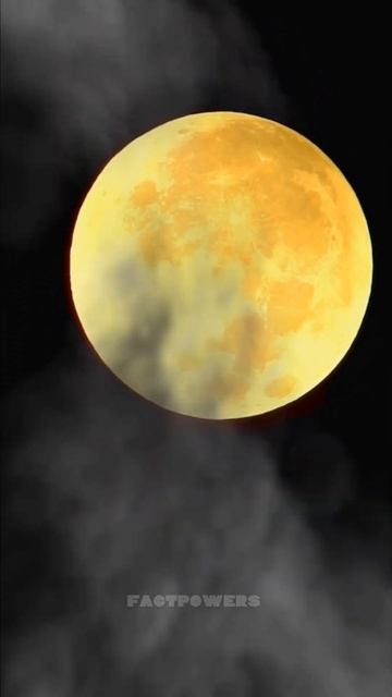 चन्द्रमा का रंग क्यों बदलता है ? |   Why DOES THE MOON CHANGE COLOR   #shorts